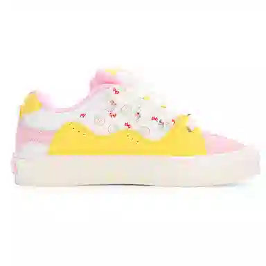 GLO BULL Classic Low Sneakers Beige Pink