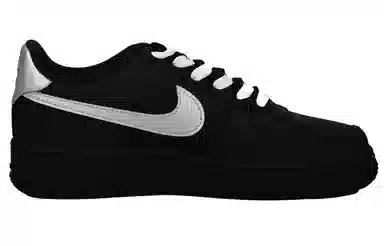 Nike Air Force 1 Black Silver