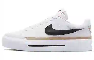 Nike Court Legacy Lift White Black Brown