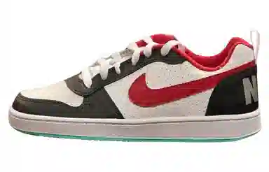 Nike Court Borough Low White Red Black