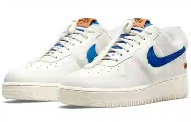 Nike Air Force 1 Sherpa Fleece White Blue