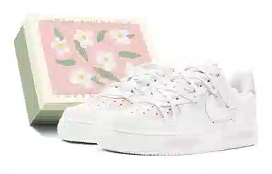 Nike Air Force 1 Low GS Pink White