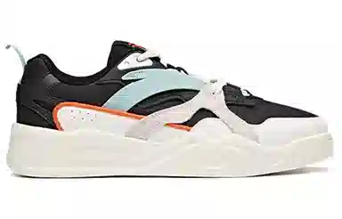 Anta Low Top Sneakers Black White Green