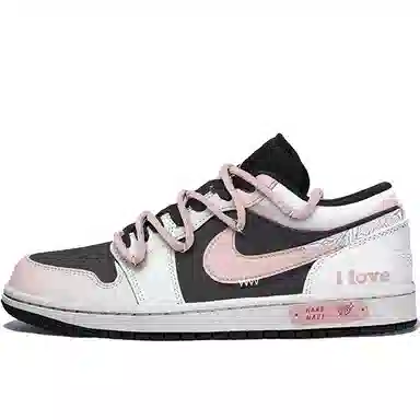 Jordan Air Jordan 1 Low Black White Pink