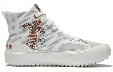 Li-Ning x Disney Tigger High-Top Sneakers White
