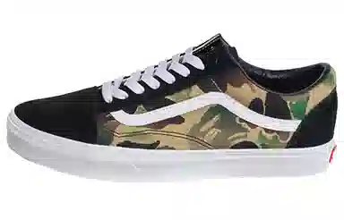 A BATHING APE x Vans Old Skool Low Black Camo