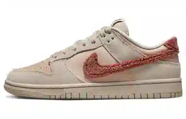 Nike Dunk Low "Terry Swoosh" Beige