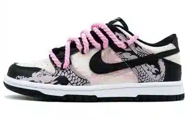 Nike Dunk Low GS Black White Pink