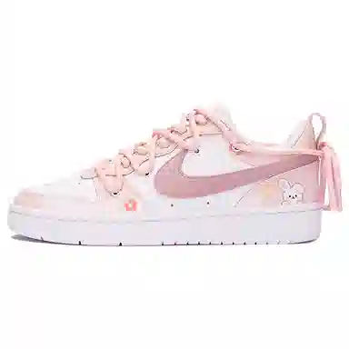 Nike Court Borough Low GS Pink White