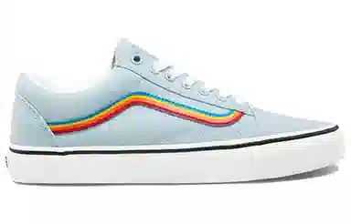 Vans Old Skool Blue Rainbow