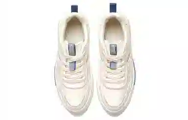 特步 潮流百搭 板鞋 女款 米粉