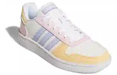 adidas Neo Hoops 2.0 White Yellow Pink