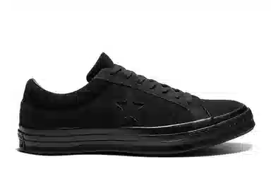 Converse One Star Suede Triple Black Low Top