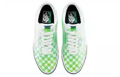 Vans Slip-Skool White Green