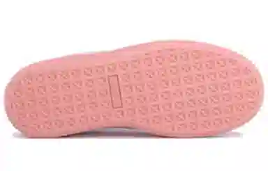 PUMA Suede Platform White Pink