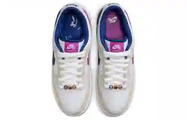 Nike Dunk SB "Pure Platinum and Vivid Purple"