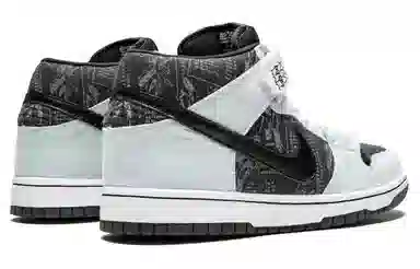 Nike SB Dunk Mid Premium White Black