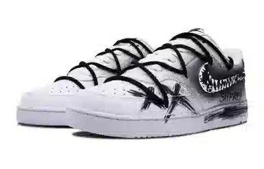 Nike Court Vision Low Black White