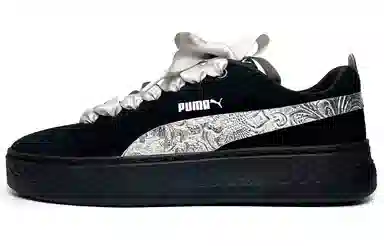 PUMA Smash Platform Black Silver