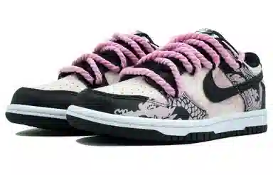 Nike Dunk Low GS Black White Pink
