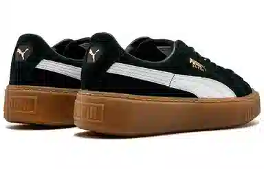 PUMA Basket Platform Suede Black
