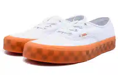 Vans Authentic White Orange