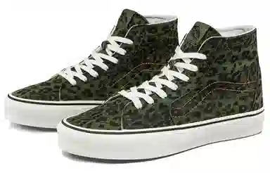 Vans SK8 Tapered Leopard Green