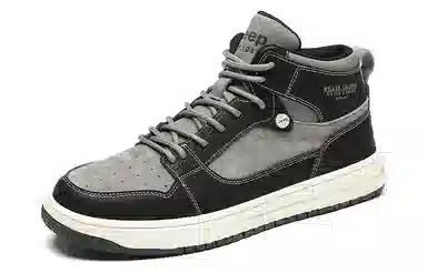 Jeep High-Top Sneakers Black Grey