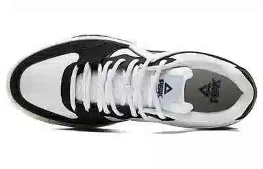 匹克 轻便防滑 低帮 板鞋 男款 白黑