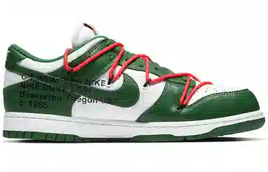 Off-White x Nike Dunk Low Green