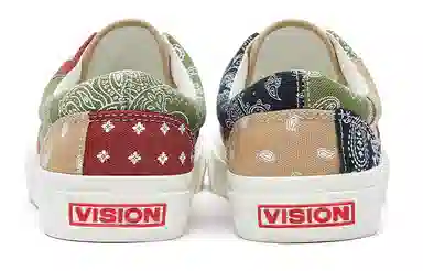 Vision Street Wear Low Top Patchwork Sneakers