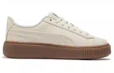 PUMA Basket Platform Canvas Beige