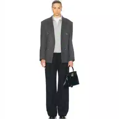 Fear of God Essentials FW24 Holiday Core Polo Light Mist Grey