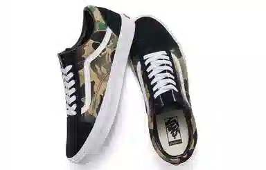 A BATHING APE x Vans Old Skool Low Black Camo