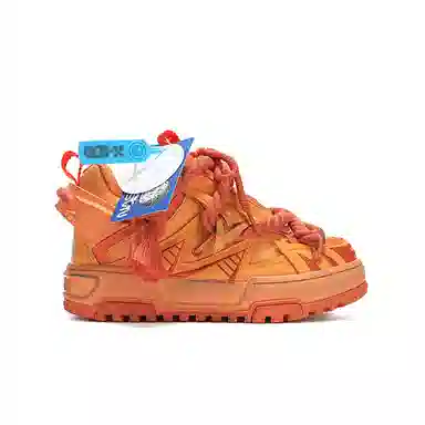 X·LUN Retro Platform Sneakers Orange