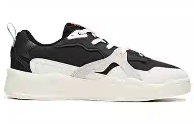 Anta Low Top Sneakers Black White Green