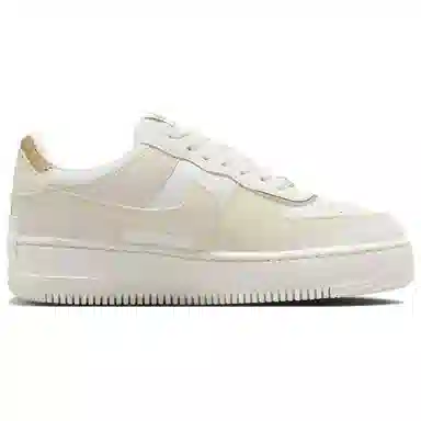 Nike Air Force 1 Shadow White Gold