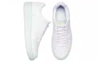 特步 时尚百搭 低帮 板鞋 女款 白绿