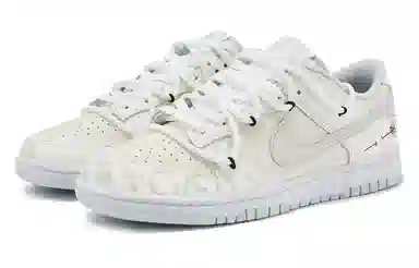 Nike Dunk Low White Grey Red