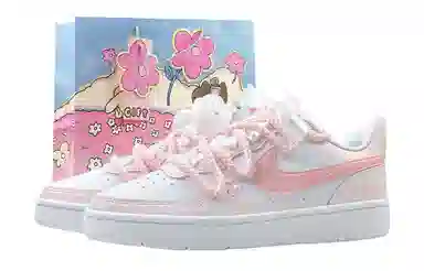 Nike Court Borough Low GS Pink