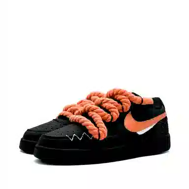 Nike Court Vision Low Black Orange