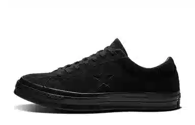 Converse One Star Suede Triple Black Low Top