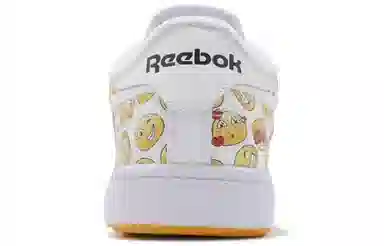 Reebok Club C 85 White Yellow Smiley