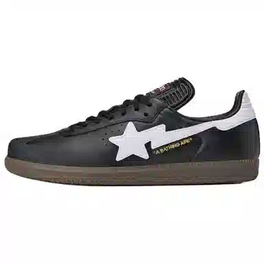 A BATHING APE x adidas Samba Black White