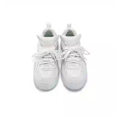 SENGUOGUO Minimalist Thick Sole Sneakers White