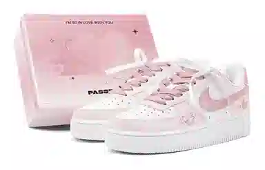 Nike Air Force 1 Low GS Pink White