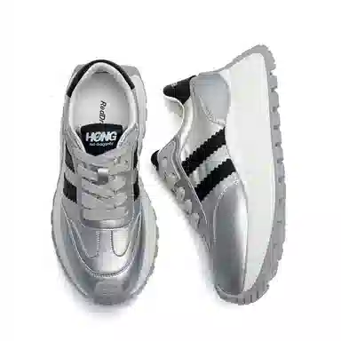 红蜻蜓 小众潮流 经典百搭 透气吸汗 厚底增高 防滑耐磨 生活休闲鞋