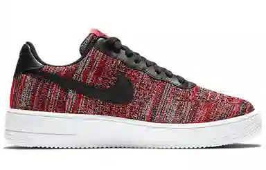 Nike Air Force 1 Low Flyknit 2.0 Black Red