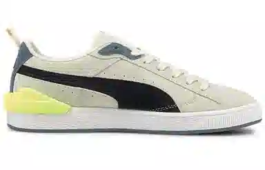 PUMA Suede Bloc White Black Yellow