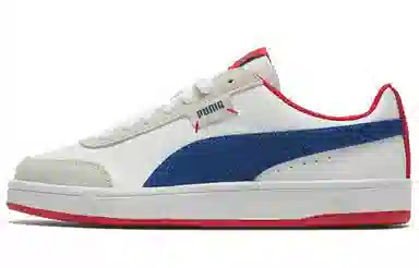 PUMA Court Legend LO White Blue Red